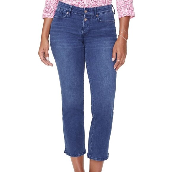 Nydj Marilyn Straight Ankle Jeans 6 - Picture 1 of 8